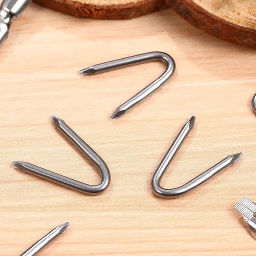 Heavy Duty Fence Staples 1 Bag Fencing Nails for Wire Fencing and Strong Fastening