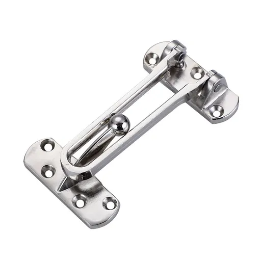 Security Swing Bar Door Guard, Latch Guard Clasp Front Door Latch Lock, Door Reinforcement Locks for Inside Doors, Swing-in Doors