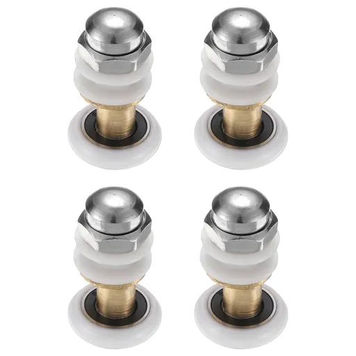 20mm Drawer Rollers, 4 Pcs Nylon Positioning Pulleys Small Drawer Pulley Replacement Wheel for File Cabinet Slides, White