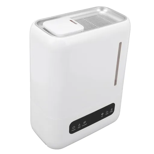 4L Top Fill Humidifier for Bedroom Large Room Home Quiet Essential Oil Diffuser Auto Shut Off 360 Degree Mist Direction Constant Temperature US Plug