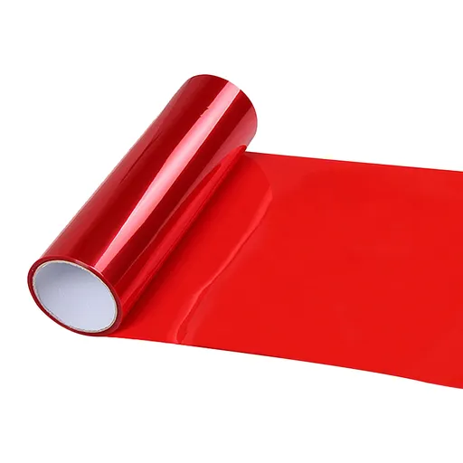 Car Headlight Color Change Film,Translucent PVC Light Sticker with Strong Adhesion,Easy Application & Bubble-Free Removal,DIY Tint, Red, 30 x 100 cm