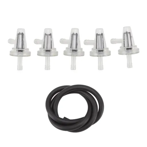 Fuel Filter Kit 90 Degrees Right Angle Inline Fuel Filter for DT100 DT125 DT175 BW350 BW50 BW80 1/4 6mm 7mm