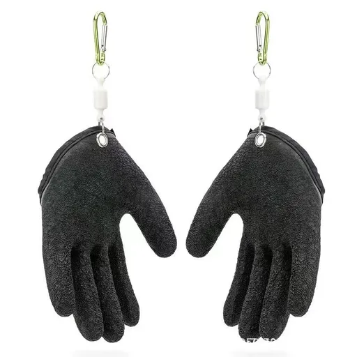 Fishing Glove for Men with Magnet Release,Fisherman Professional Catch Fish Gloves Cut/Puncture, Fish Handling Gloves for outdoor fishing