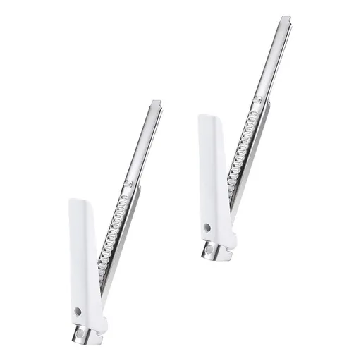 2Pcs Plated Silver Adjustable Can Opener Metal Bottle Lifter for Home Kitchen Use