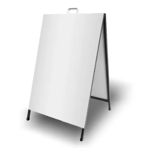 Black Powder Coated Steel A-Board Sign 60X90cm