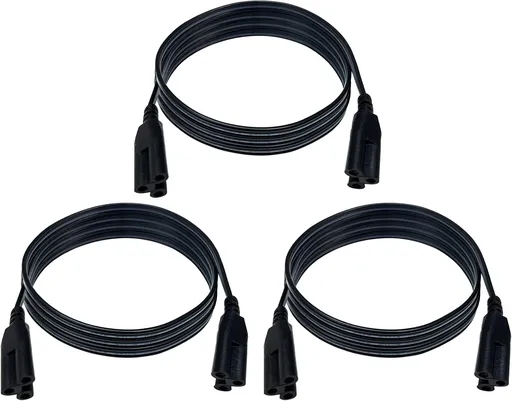 OS48, Suitable for 's Products with OS Series Cords, Only for T5 Series Grow Lights, T5 Grow Light Fixture Connecting Cable, 48 Inches, Certified, 3 Packs
