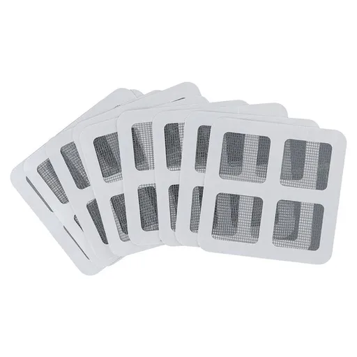12 PCS Window Screen Repair Patches Kit, Self-Adhesive Screen Door Repair for, 4 Grids & 3 Grids Durable Mesh Wall Repair Tape