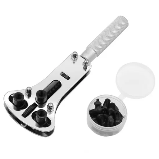 Watch Repair Kit 3 Point Wrench Screw Case Remover Tool Adjustable Three Claw Watch Opener Back Cover Battery Replacement