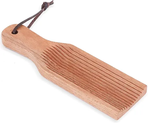 Gnocchi Board, Wood Pasta Board Paddle Homemade Gnocchi Maker, Easy to Use and Clean Pasta Making Tools for Home Kitchen Cooking