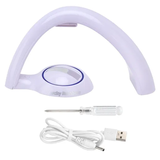 Rainbow Projection Lamp Colorful ColorChanging USB Power Supply Projector Light for Home Bedroom