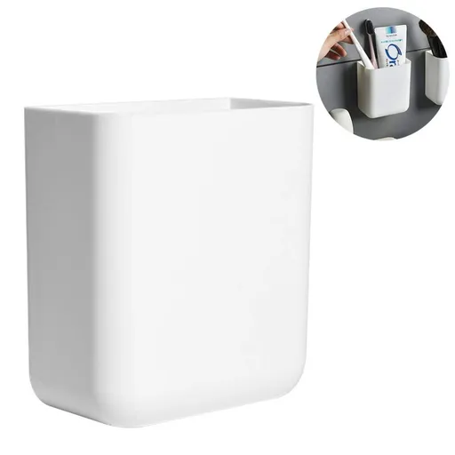 Remote Holders Wall Mount, Free Remote Holder, White Self-Adhesive Storage Box, Compatible Other Remote Controls