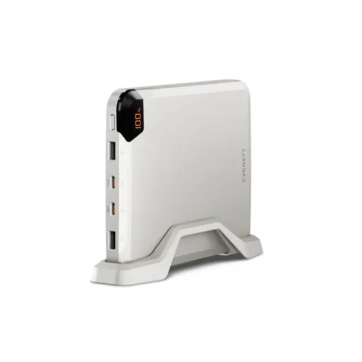 Cygnett VertPWR 25000mAh Laptop Power Bank + Stand - Champagne