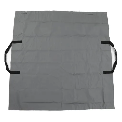 Gardening Leaf Bag 2 in 1 Garden Falling Leaves Mat Outdoor Garbage Leaf Storage Bag Grey