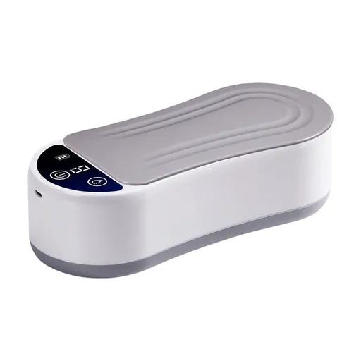 USB Ultrasonic Jewellery Cleaner, 47 kHz Portable Cleaning Machine for Rings, Glasses, Watches, White
