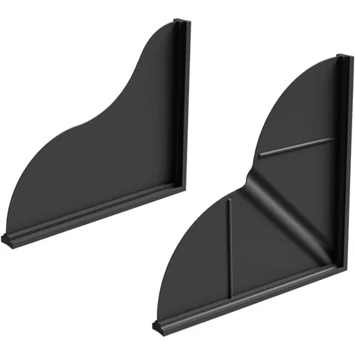 2 Pieces Bathtub Water Guards, Silicone Accessories, Reusable, Easy Installation, Suitable for Kitchen and Bath, Black