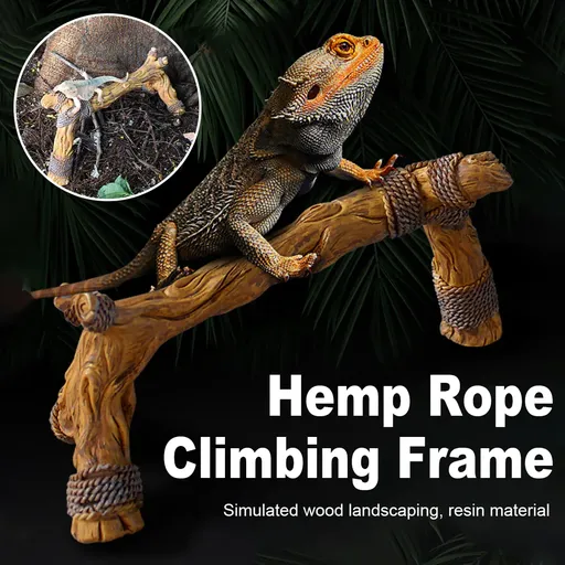 Fun Rope Climbing Frame for Pet Tank Landscaping Breeding Tank Decoration