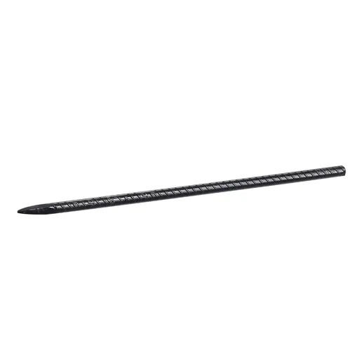 Rebar Stakes, 406.4 mm, Heavy-Duty 11.5 mm Diameter, Straight Galvanized Steel Ground Anchors with Chisel Point End & Rust-Resistant Coating, for Gardening Support, Fence, Camping Tents (16-Pack)