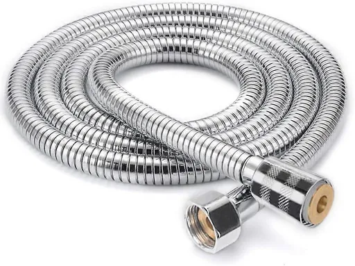 2m Universal Expandable Shower Hose, Stainless Steel Anti-Elastic Shower Pipe