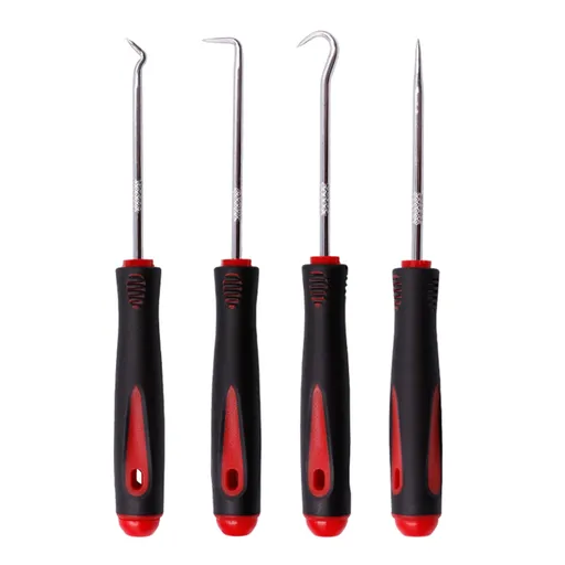 4 Pieces Precision Pick and Hook Set Car Auto Repair Maintenance Tools Durable, for Vehicle Maintenance and Replacement
