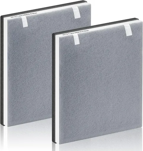 Vital 100 Replacement Filter for LEVOIT Air Purifier, 3-in-1 Pre, H13 High-Efficiency Activated Carbon Filtration System, Replace Part # Vital 100-RF, Pack of 2, By