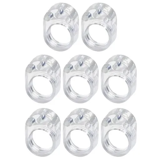 8-Pack Clear Door Handle Stops, 1.57\