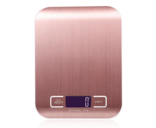 Kitchen Scale Digital Food Scale 10KG Measuring Range for Cooking Baking g lb oz ml kg Milk ml Stainless Steel Battery Operated