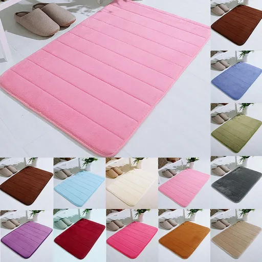 Soft Absorbent Bath Mat Non Slip Bathroom Rugs Quick Dry Washable Bathroom Rug for Home Bathroom Entrance Shower Floor 20 x 32 Inch Red