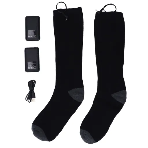 Heated Socks Warmer 3 Heating Level USB Charging Comfortable Washable for Men Women
