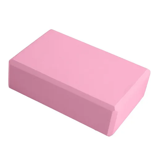 EVA Yoga Block 22.8x15.2x7.2cm Yoga Brick for Pilates Stretching Fitness - Pink