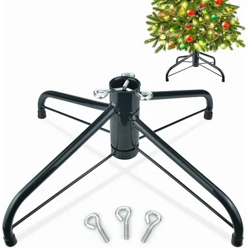 Christmas Tree Stand Heavy Duty Iron 35cm Green