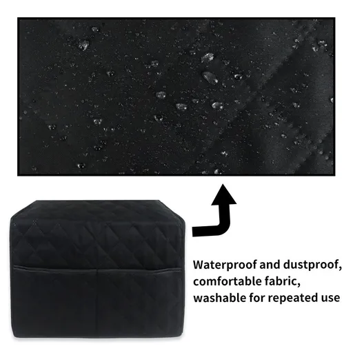 Toaster Oven CoverMicrowave Cover with Pockets and Scratch Resistant LiningKitchen Appliance CoverMachine Washable