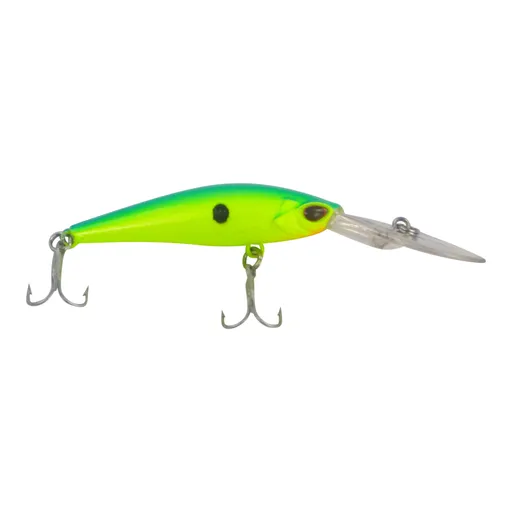 Finesse Wobbler Diving Lure, Ballistic Green, 90mm