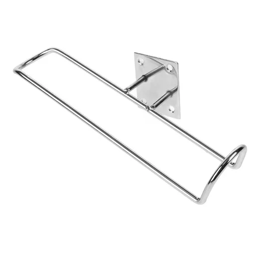 Space-Saving Plated Silver Iron Skate Stand for Ice and Roller Skates