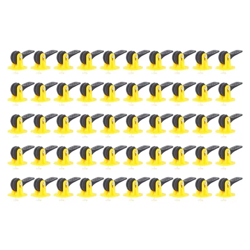 50pcs Tile Leveler Tile Tools Needle Exchangeable Reusable Tile Spacers Leveling System for 2mm‑6mm Tile Gap Leveling Installation