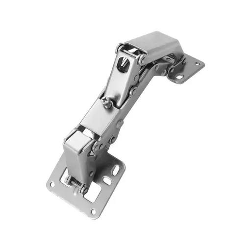 90/170 Degree Soft Close Folding Shelf Hinge with 16 Screws, Hydraulic Mute Cupboard Door Hinges for Cabinet, Table