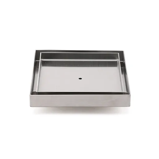 Square 150x150mm Tile Insert Floor Drain 80mm Waste Stainless Steel Shower Grate