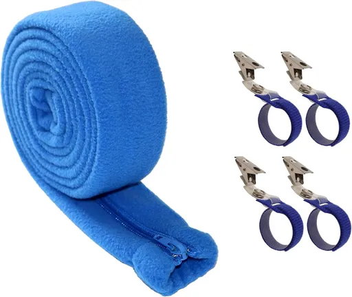 CPAP Hose Cover Soft Fleece Insulator with 4 Clips Universal 6ft