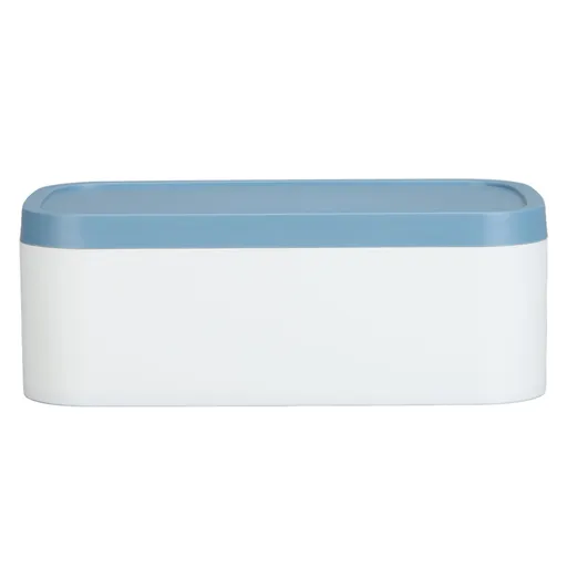 Portable Storage Box Reusable Dustproof Mouth Muffle Face Cover Organizer High Capacity for Home SchoolBlue