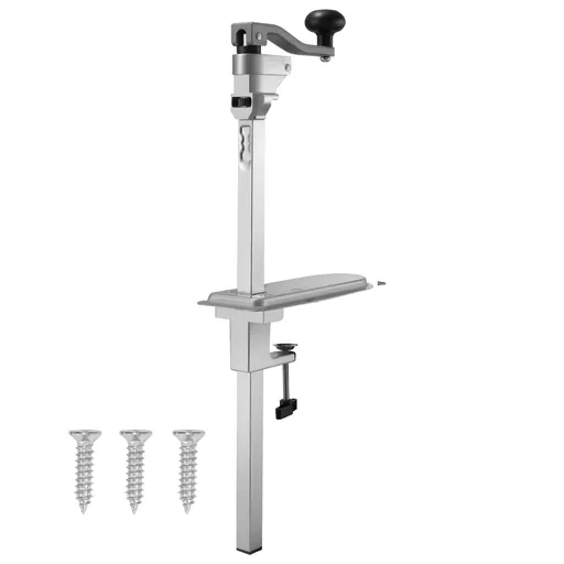 Commercial Can Opener Heavy-Duty Manual Tabletop Adjustable for Cans Up to 300 mm Height