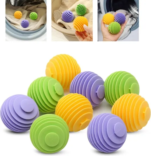 Dryer Balls 9 Pieces - Dryer Balls - Laundry Balls for Dryers - Dryer Balls - Dryer - Fabric Softener - Anti-Wrinkle - Laundry Balls for Washing Machine - Reusable - Reduce Wrinkles and Stickiness - For Cleaning Household Clothes