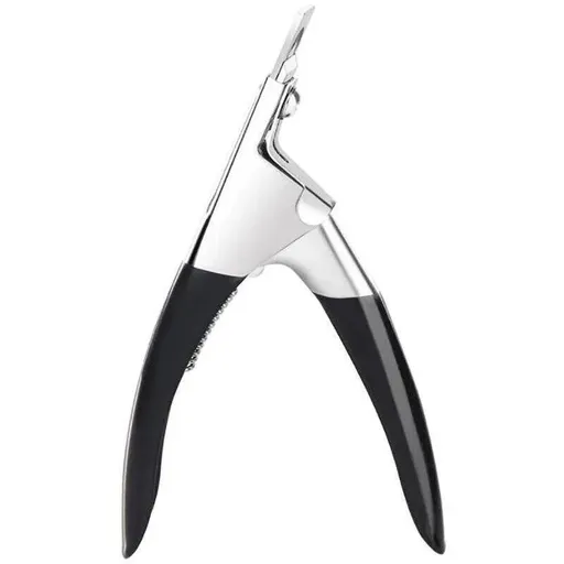 Acrylic Nail Tip Cutter False Nail Clipper U Shape Manicure Art Trimmer Tool - Black