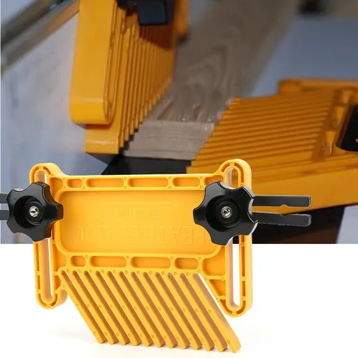 2Pcs Woodworking Feather Board Set Router Tables Saws Yellow Carpentry Aid Hand Tool Kit