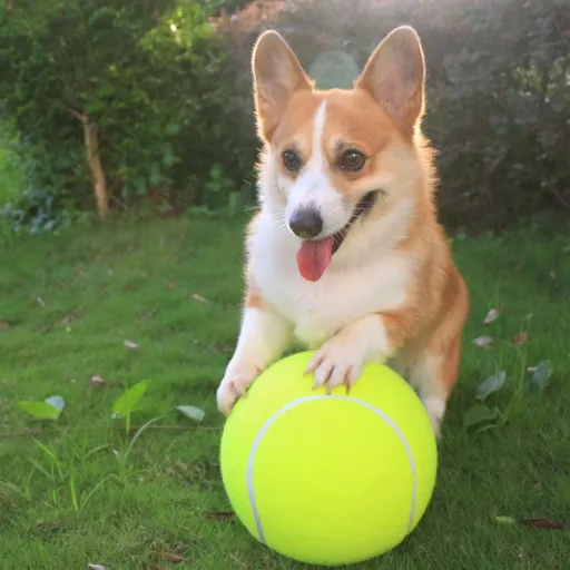 Giant Tennis Ball 9.5" Signature Big Tennis Ball for Children Adult Dog-Oversize Giant Tennis Ball Dog Tennis Ball Large Pet Chew
