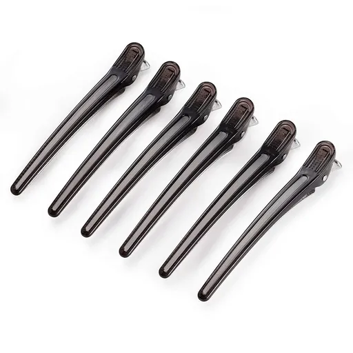 Grip Hair Clips for Styling Sectioning 6pcs, Duckbill Hair Styling Clips, Durable Alligator Hair Clips for Women, Long Duck Billed Hair Clips, Salon Large Hair Clips for Hair