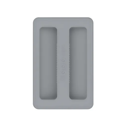 Silicone Toaster Cover, Heat Resistant Two Slice Wide Slot Dust Cover for Most Toasters, Easy to Wipe Clean, Grey