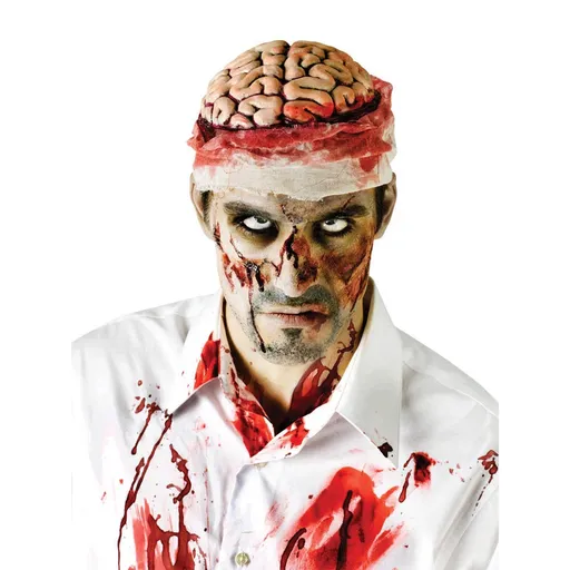 Halloween Costume Bloody Brain Zombie Headpiece Monster Costume