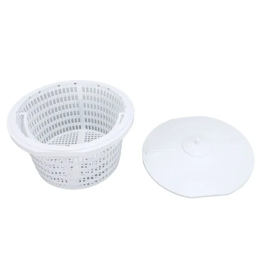 Swimming Pool Skimmer Basket with Handle Replacement Pool Filter Basket Skimmer Basket with Lid for 1091LX