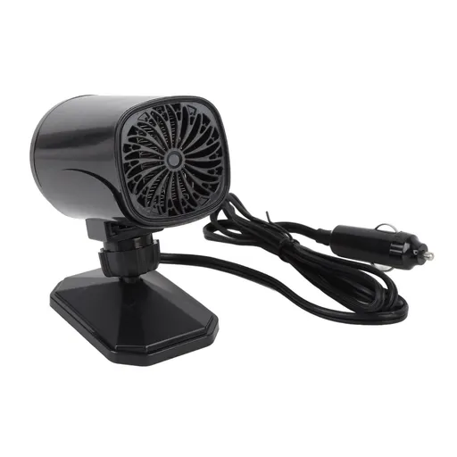 Car Heater 2 in 1 Cooling and Heating Compact Car Windshield Defroster Defogger 150W 12V Black