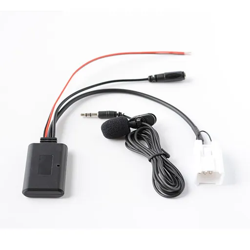 with Microphone Car Bluetooth-- Audio Module Adapter Replacement Compatible Bluetooth Adapter 2 pcs
