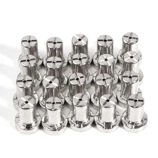 Welding Nozzles Plasma Cutting Torch Consumable Long Swirl Baffle Metal Cutter Torch Tip Electrode Nozzle 40pcs